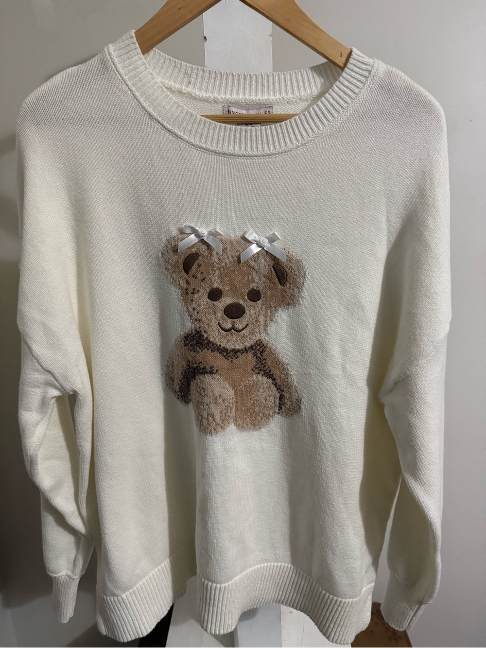 Sincerely Jules Oversized Teddy Bear Sweater
